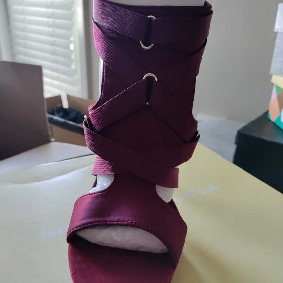 Olive Strappy Heel - Picture 5 of 8